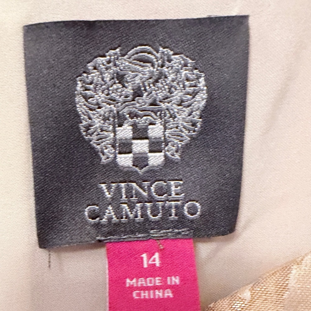 Vince Camuto Pink and Gold Mini Dress - Picture 3 of 3